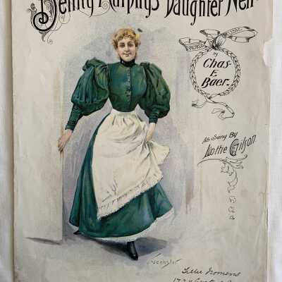 Sheet music 'Tilly Nomens', 1896