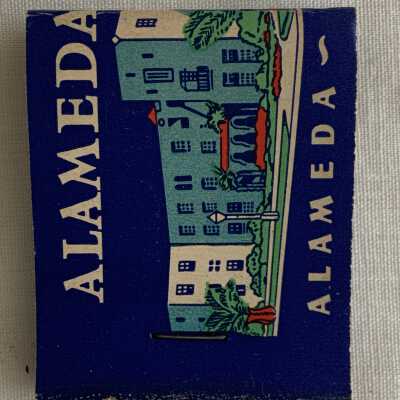 Matchbooks advertising the 'Alameda Hotel', between 1928 and 1970