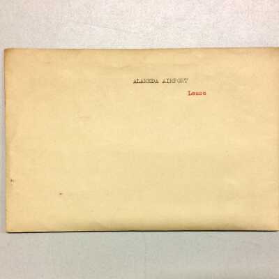 Collection of Newspaper Clippings about Alameda Airport, late 1920s
