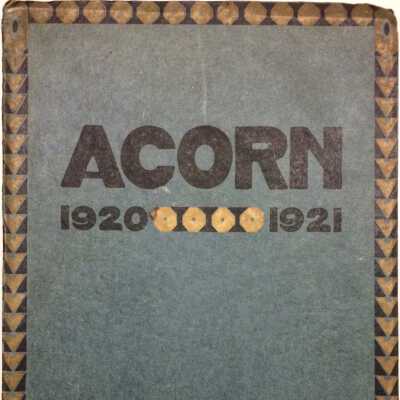 Alameda High School 'Acorn' Yearbook, 1920-1921
