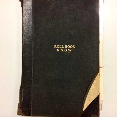 Roll Book, Native Sons of the Golden West, Parlor No. 47, 1909