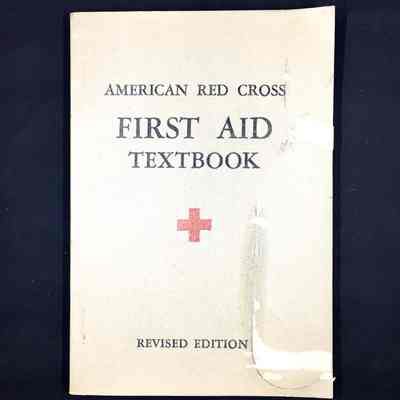 American Red Cross First Aid Textbook of Otto Rittler, 1945
