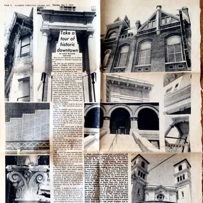 Times Star article 'Take a Tour of Historic Downtown', 1977