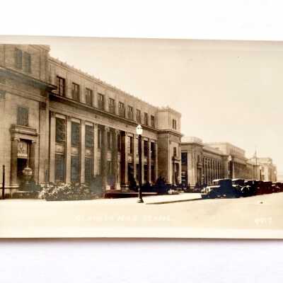 Postcard of Alameda High School, c. 1930