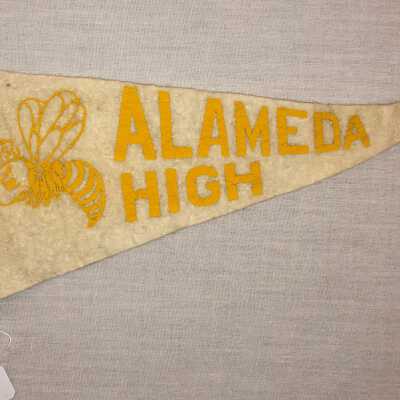 Alameda High School Banner, c. 1950s