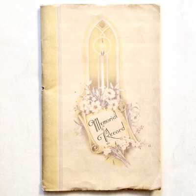 Memorial booklet for Harold R. Hartley, 1956