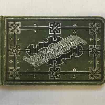 Autograph Album of Amanda Zeh, 1880s