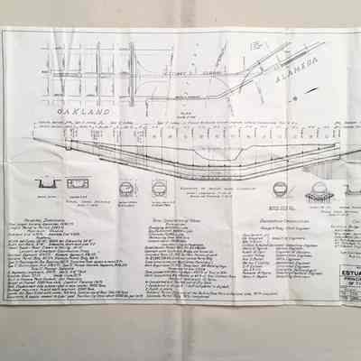 Drawing of the Estuary Subway, 1926