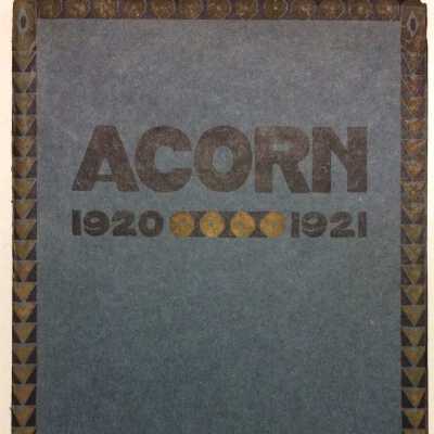 Alameda High School 'Acorn' yearbook for 1920-1921