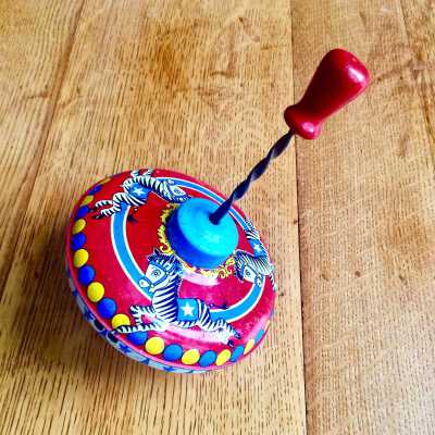 Spinning top of the Follrath family, c. 1940s