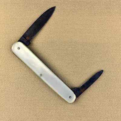 Boker & Co. Collapsible mother-of-pearl pocket knife, c. 1920