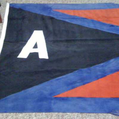 Alaska Packers house flag from the Jeremiah O'Brien, prior 2000