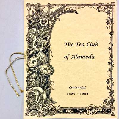 Centennial Booklet of 'The Tea Club of Alameda', 1994