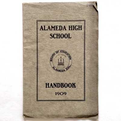 Alameda High School student handbook, 1909
