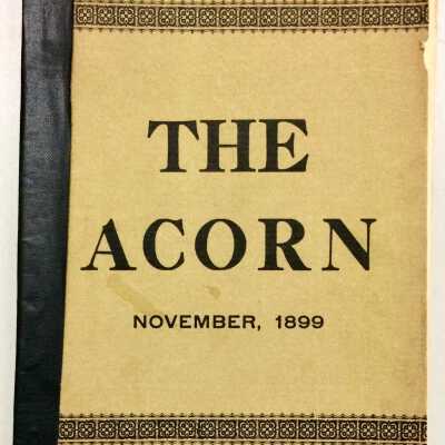 Alameda high School 'Acorn' edition of November 1899