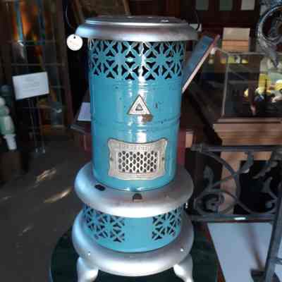 Perfection Smokeless Heater from the Meyers House carriage house, c. 1920