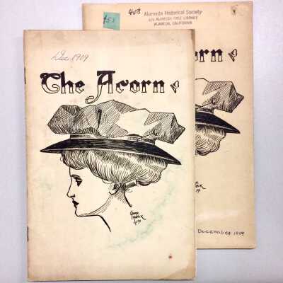 Copies of the Alameda High School 'The Acorn', December 1909