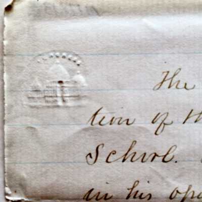 Detail of imprint