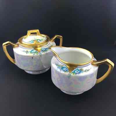 Jorgensen Creamer and Sugar Bowl set, c. 1920