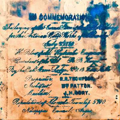 B. Copper plate
