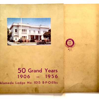 Booklet celebrating 50 years Elks Lodge No. 1015., 1956