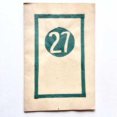 Program graduation exercises, Washington School, 1927
