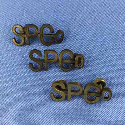 Shreve & Co. Southern Pacific Co. insignia of Frederick Toye, early 1900s