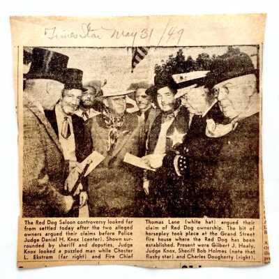 Clipping of 1949 Pioneer Day Celebration in Alameda