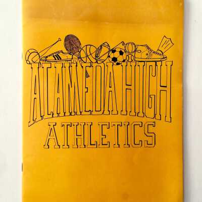 Program featuring Alameda High School Athletes, 1987
