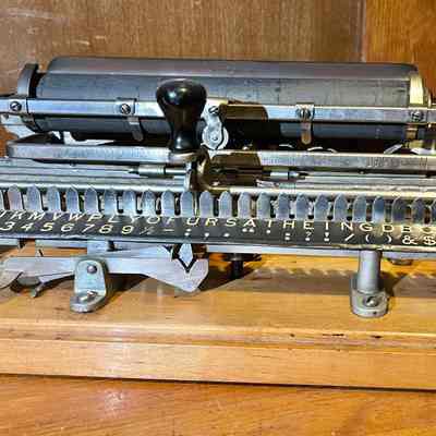 Henry H. Meyers' Knob operated Merritt Typewritter, c. 1894