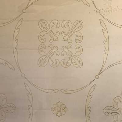 Wallpaper Sample, W. F. & Co., 2767, Ca. 1900