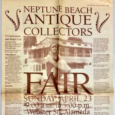 Clipping 'Neptune Beach Antique Collection', 1995