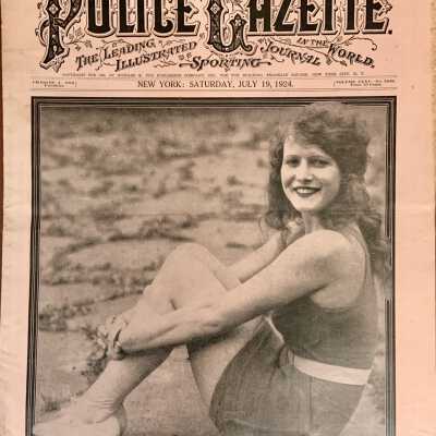 Magazine with Faye Lampier, Miss Alameda, and Miss America, 1924