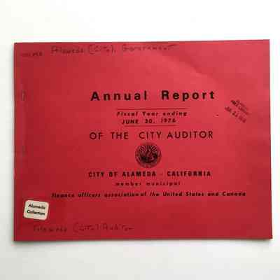City Auditor's Report, 1976