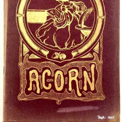 Alameda High School 'Acorn' yearbook for September, 1905