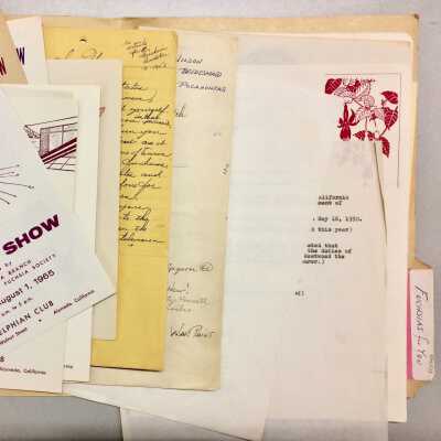 Folder 'Fuchsias For You' of the American Fuchsia Society, 1950-1970