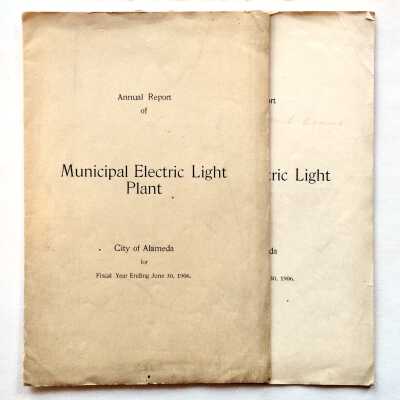 Annual Report of the Municipal Electric Light Plant, 1906