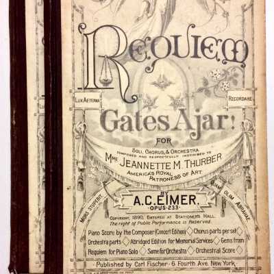 'Requiem: Gates Ajar', by Robert G. Elmer, 1890