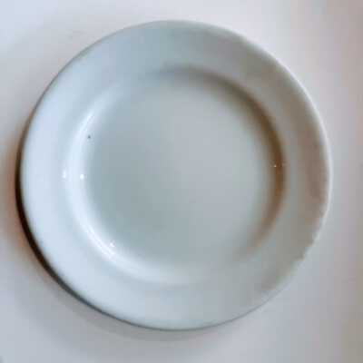 Meakin ironstone bread-and-butter size plate of the Meyers family, c. after 1891