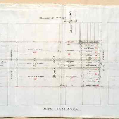 Maps for condemning the proposed extending of Haight Ave, 1893