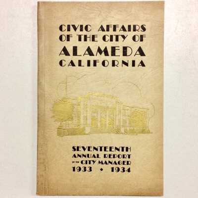 City Manager's Report, 1933-1934