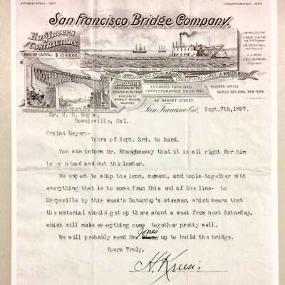 Letter from Henry H. Meyers to Herman Krusi, 1897