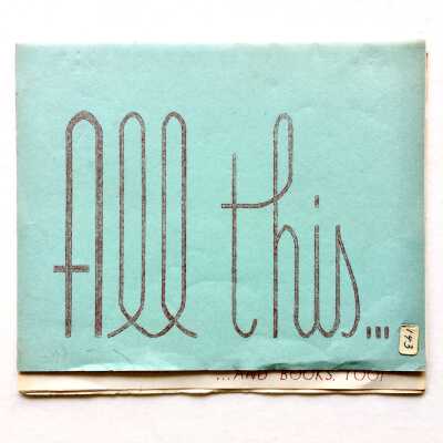 'All This' Annual Report of the Alameda Free Library, 1952