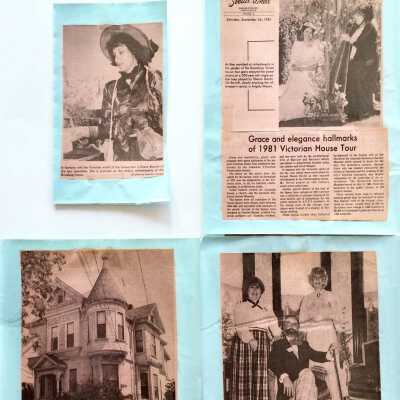 Newspaper clipping about the 1981 AVPS Home Tour