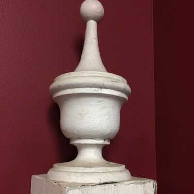 Finials from the porch of 1240 St. Charles Street, 1897