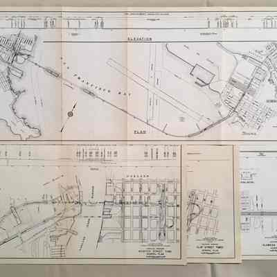 Drawings of proposed Southern Crossing, c. 1950s