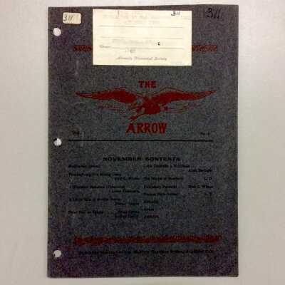Mastick Grammar School monthly newsletter 'the Arrow', November 1903