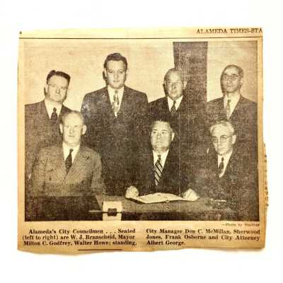 Newspaper Clipping, 1940-1945