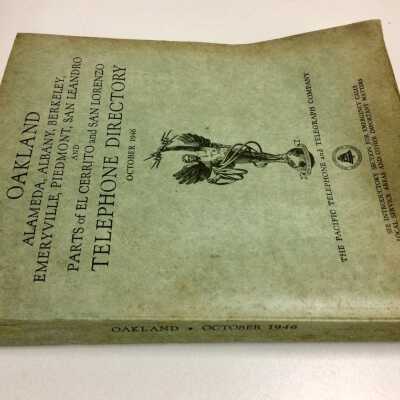 Pacific Telephone and Telegraph Co., Telephone Directory, 1946