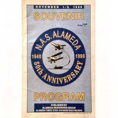 Souvenir Booklet of Alameda Naval Air Station, 1940-1990